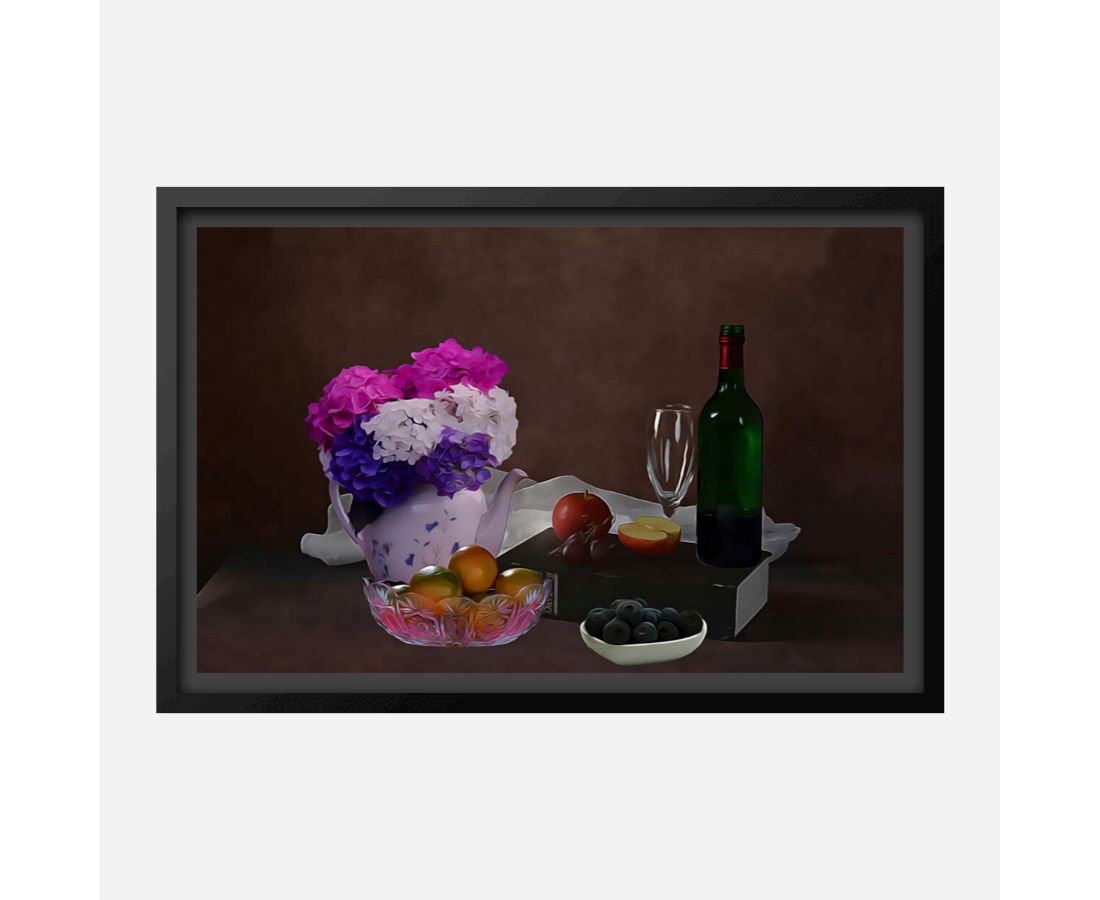 Still Life Wine Painting 2