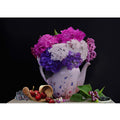 Blue And Pink Still Life Painting