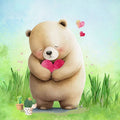 Teddy Bear Painting