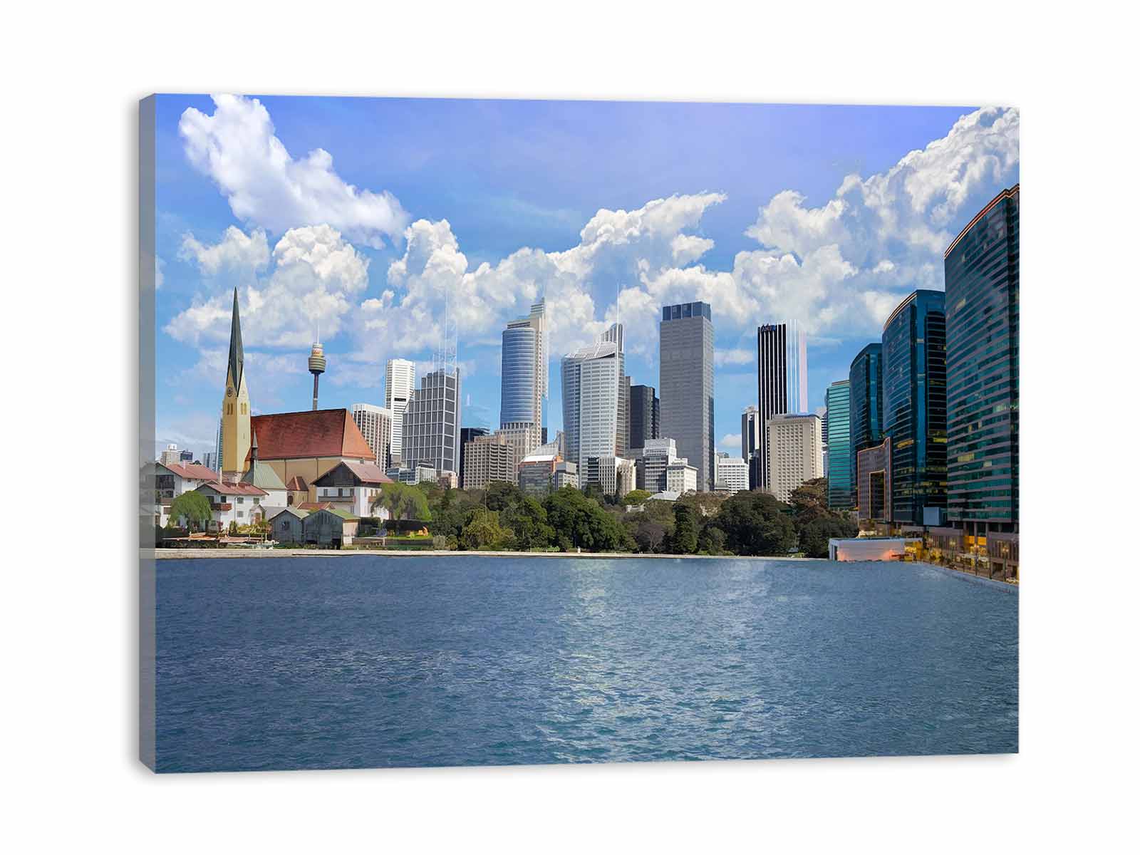 Sydney  Riverside  Oil Painting