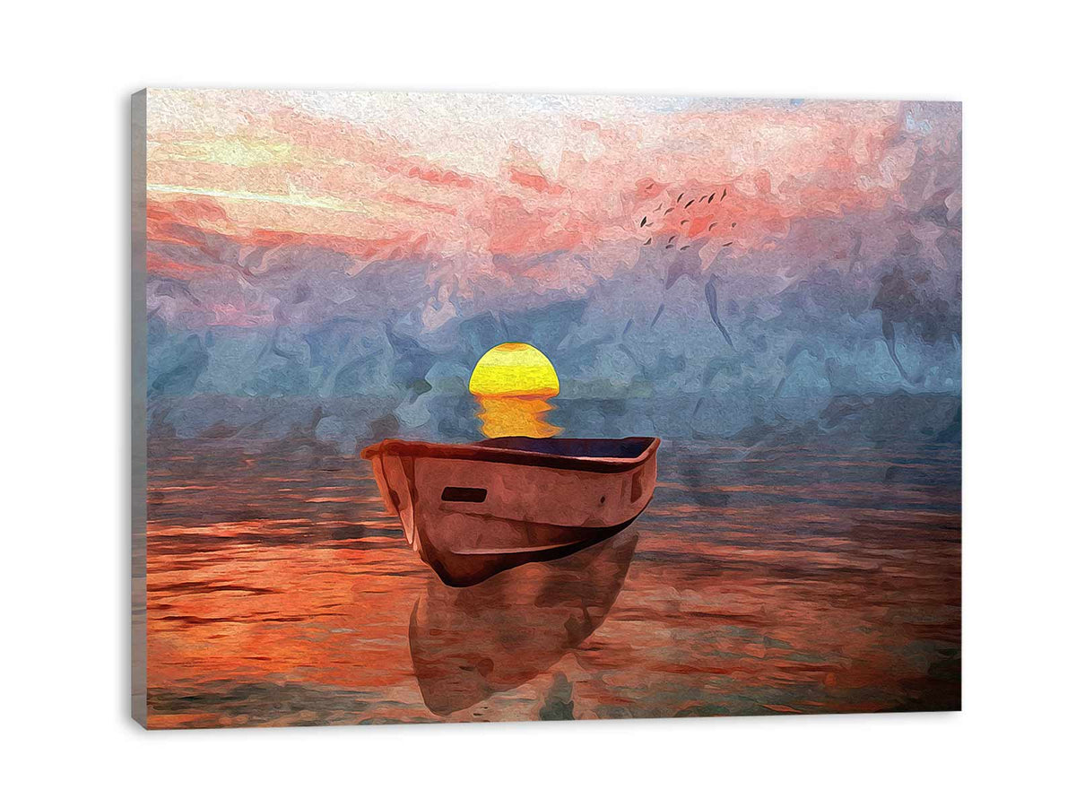 Sun Boat Painting
