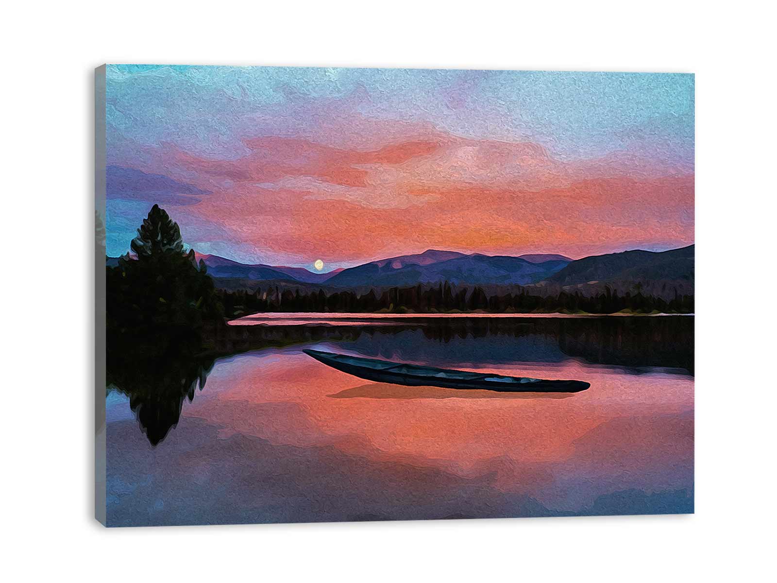 Sunset Lake  Painting