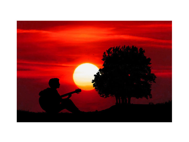 Sunset Music  Painting