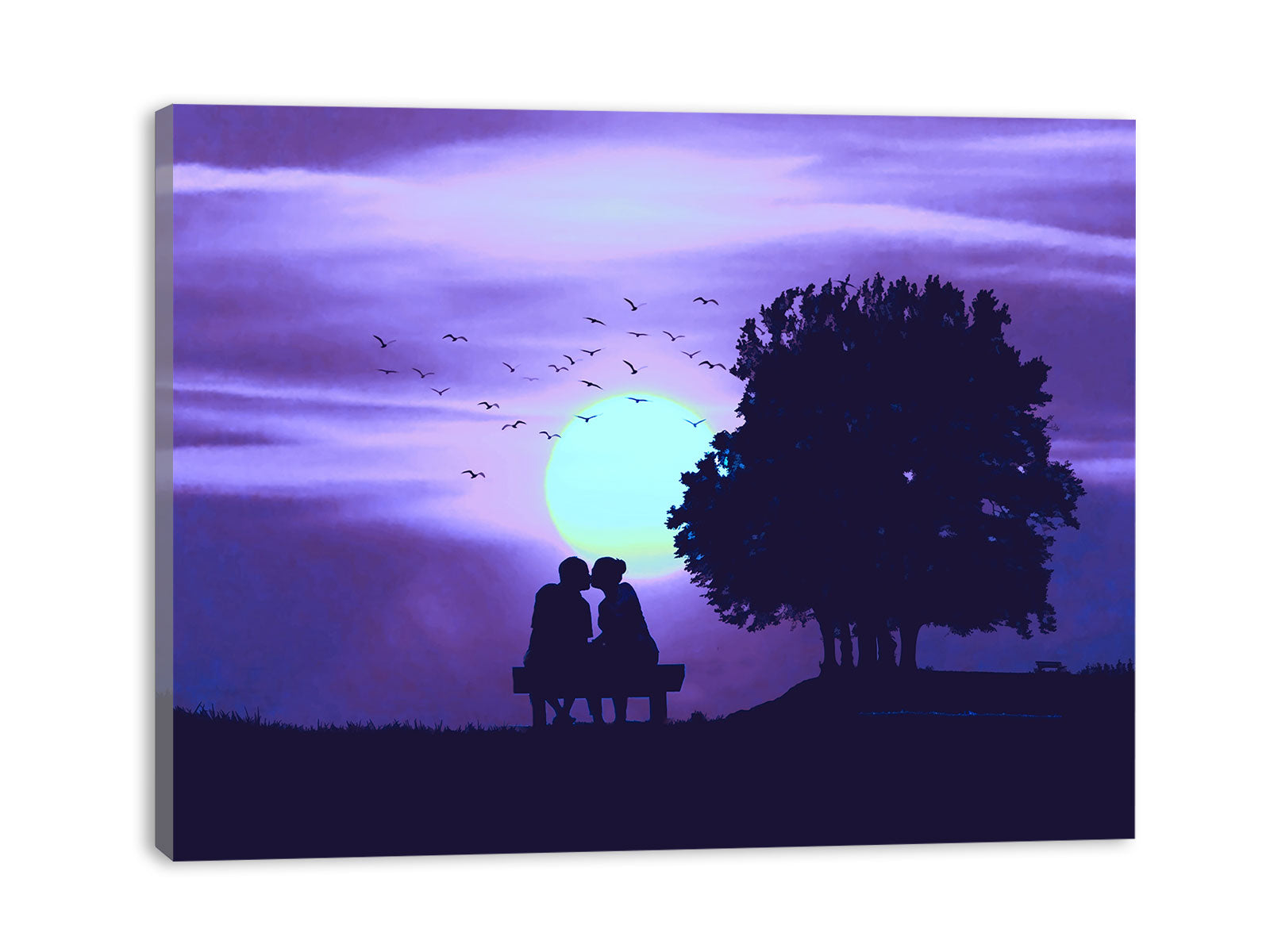 Sunset Couple Painting