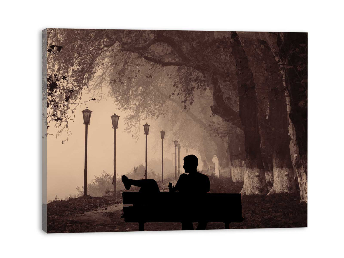 Street light Greece Painting