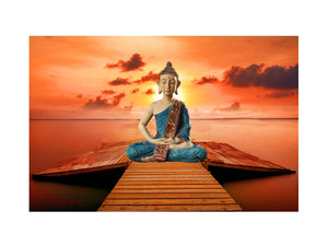 Sunrise Buddha Painting