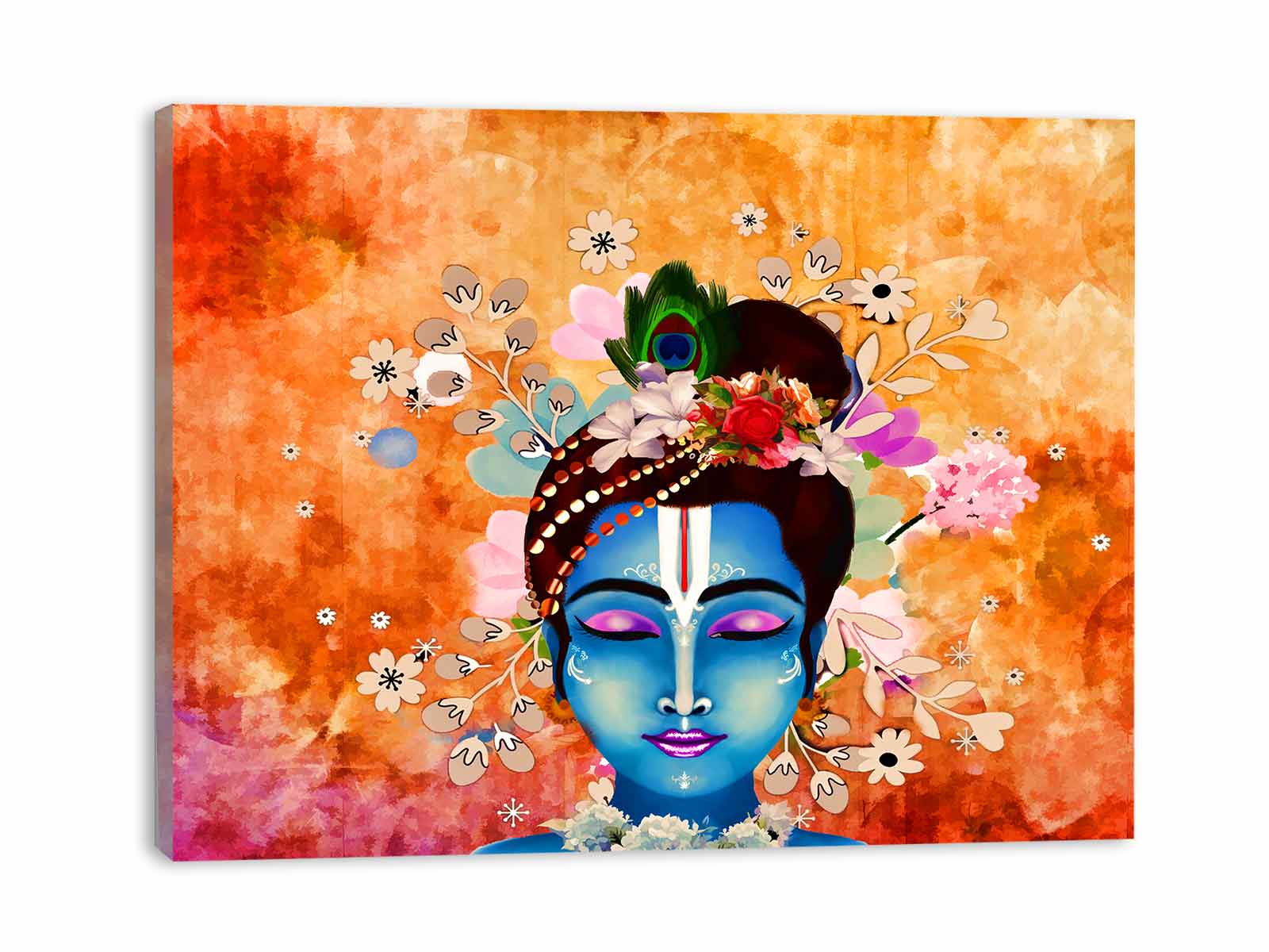 Blue Krishna Painting