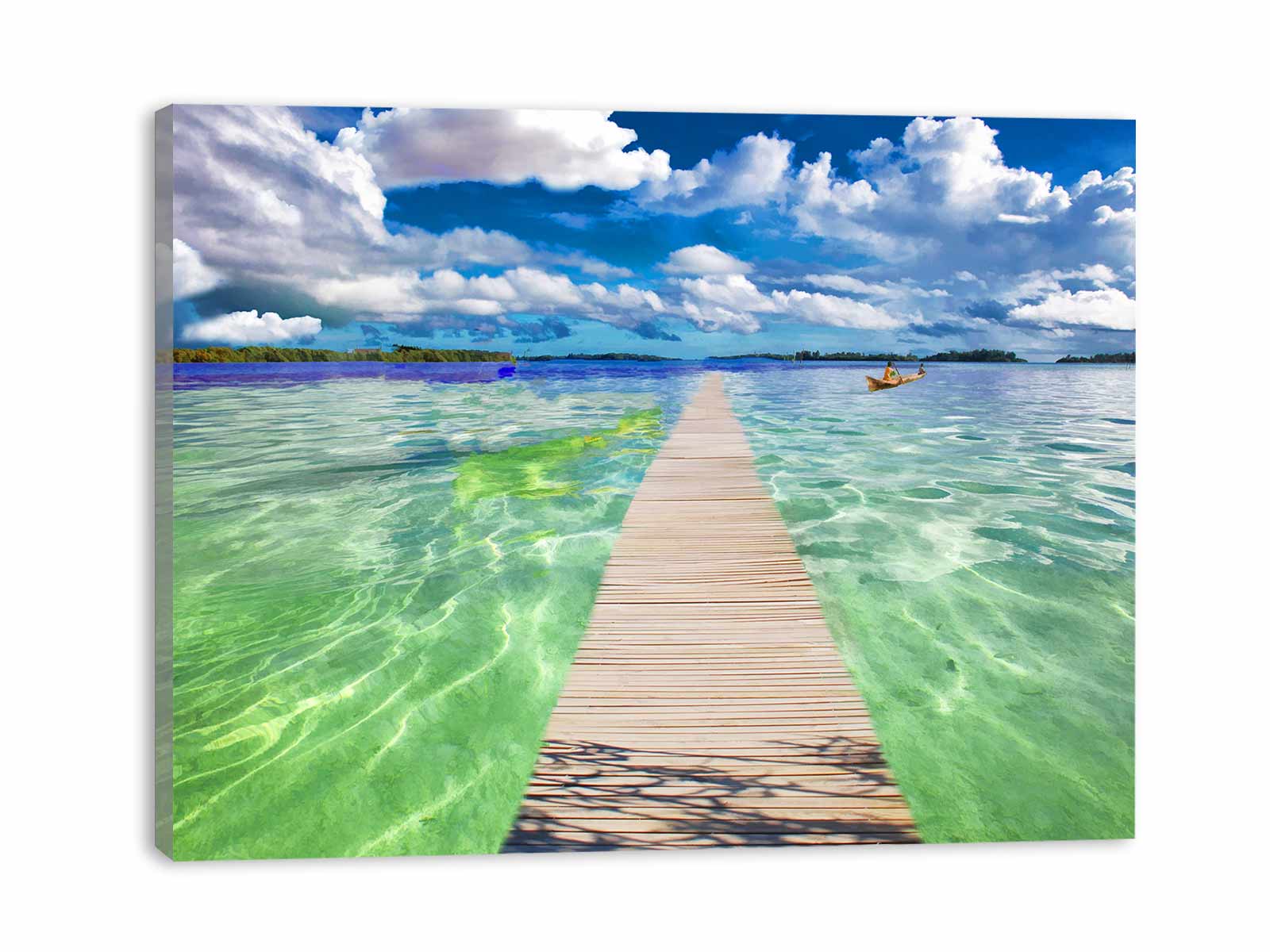 Green Sea Pathtosea Painting