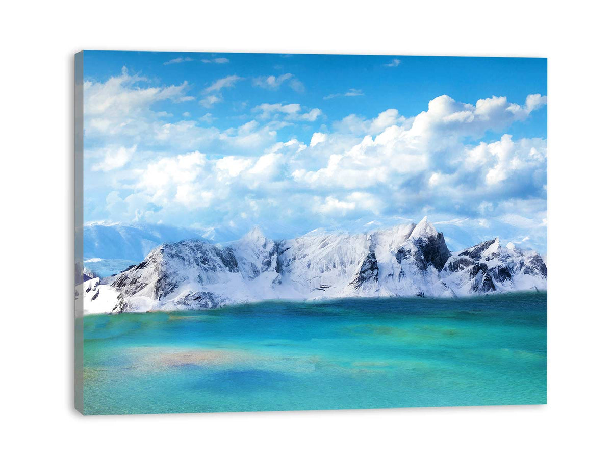 Pangong Lake Painiting