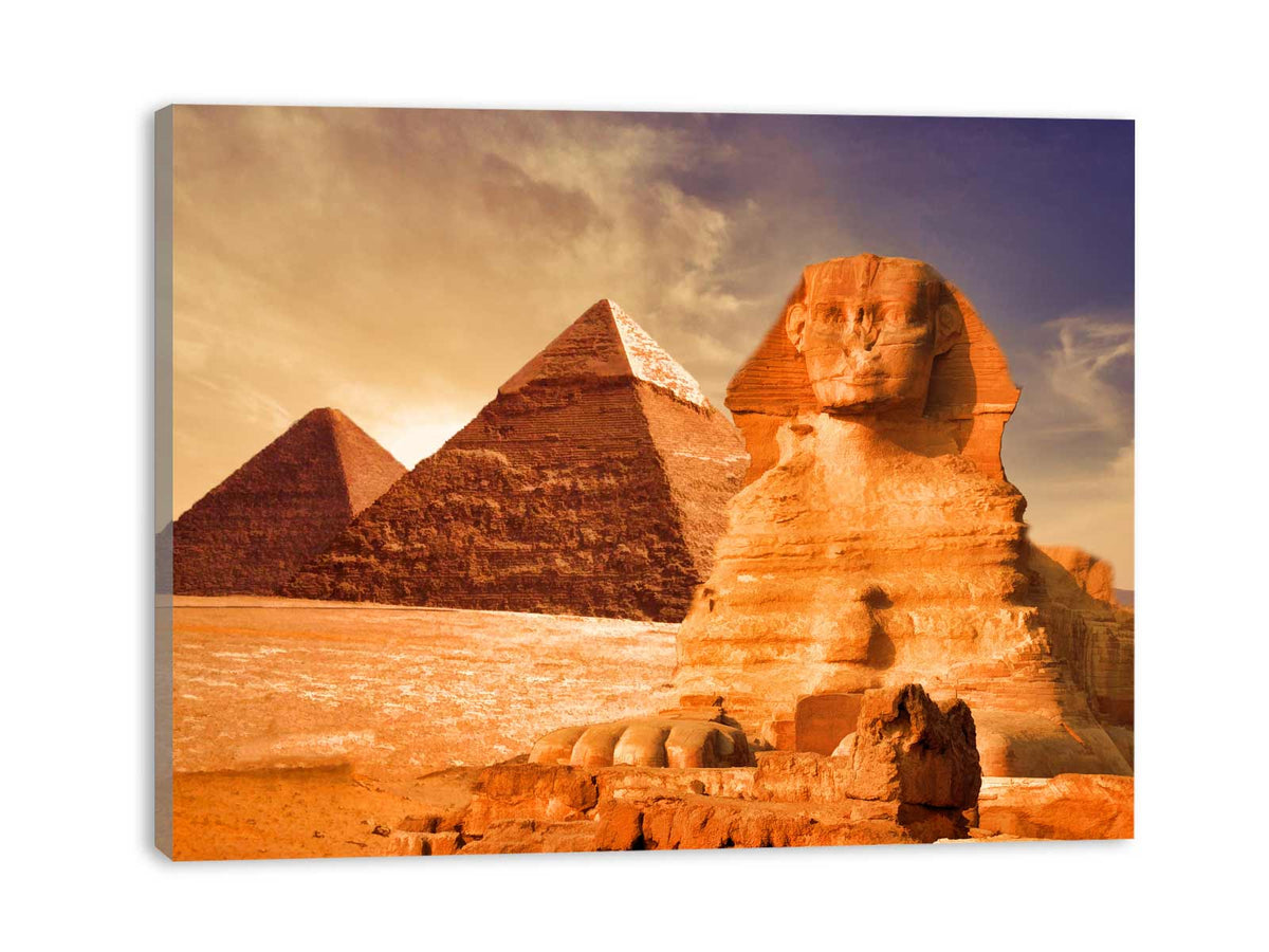 Brown Pyramid Painting