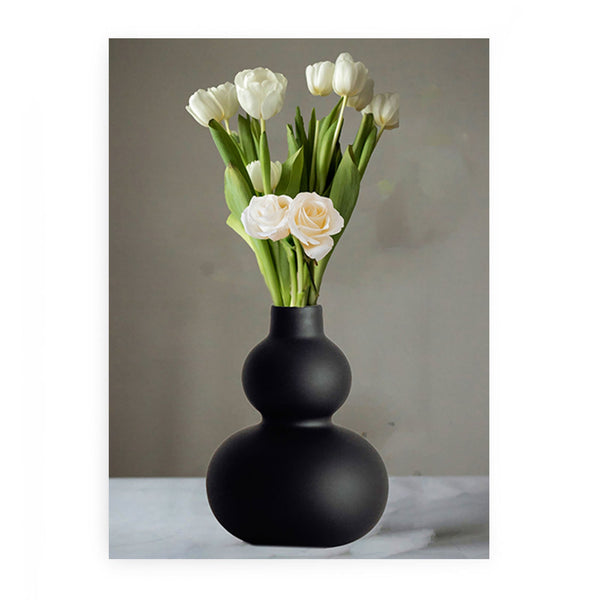 Black Flower Vase Painting