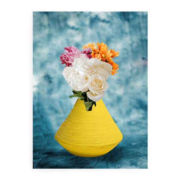 Yellow Flower Vase Painting