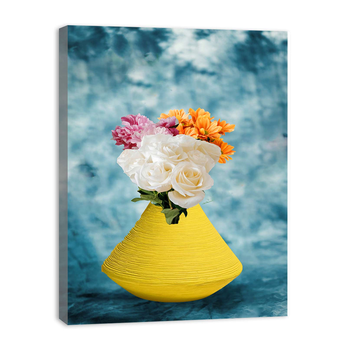 Yellow Flower Vase Painting