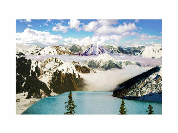 Mountain Lake Painting