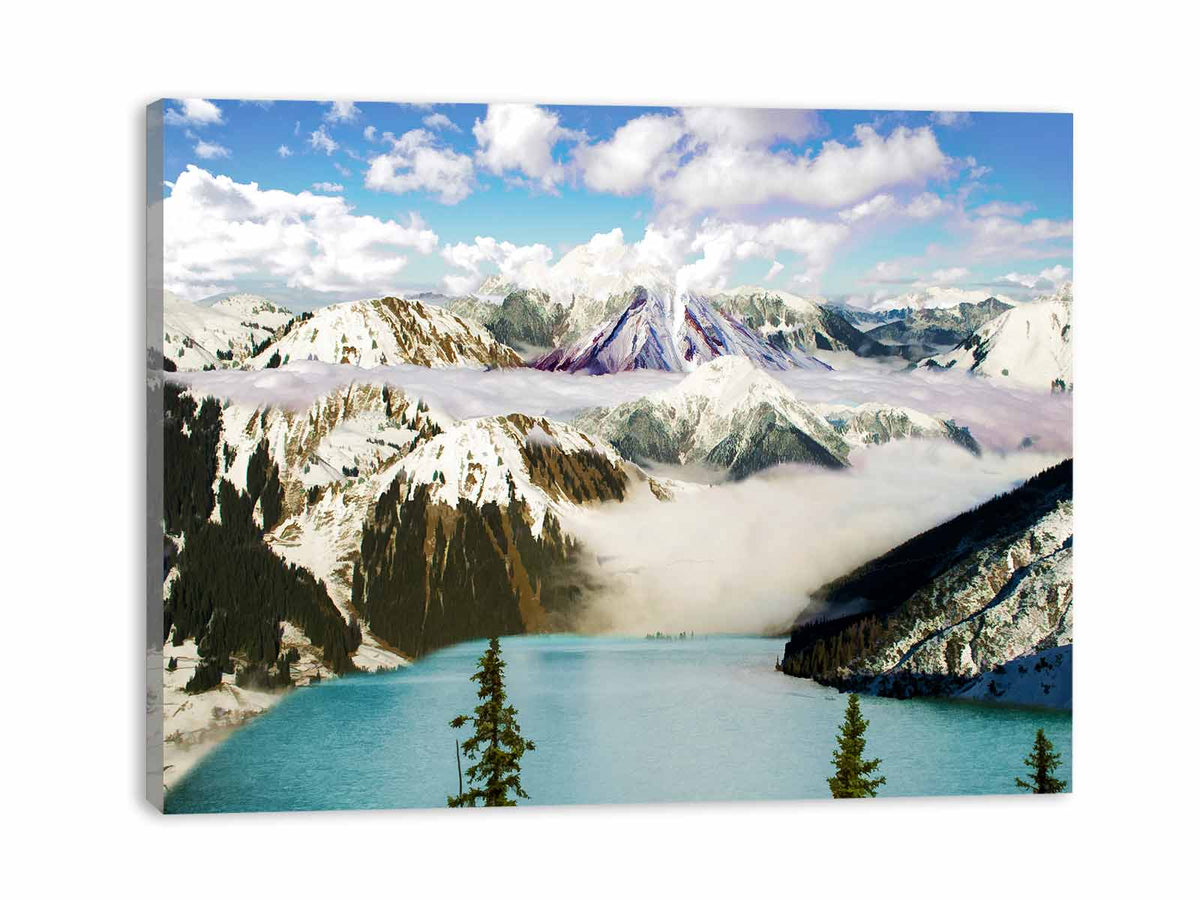 Mountain Lake Painting