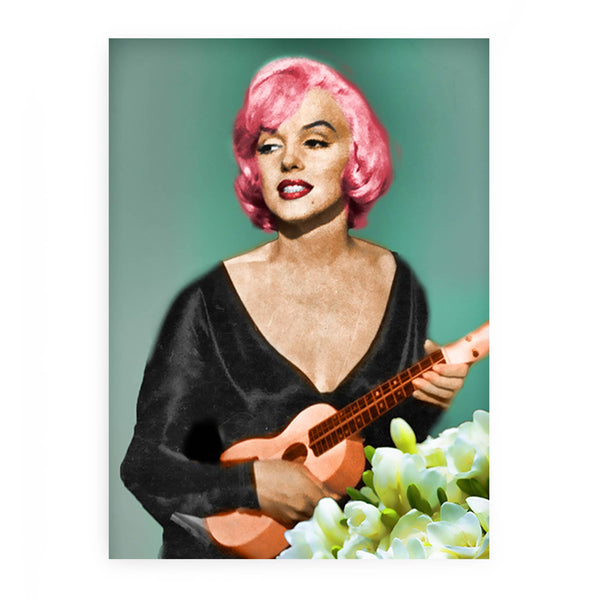 Marilyn Guitar Painting