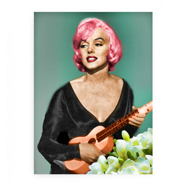 Marilyn Guitar Painting
