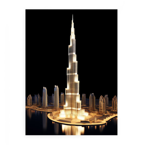 Burj Khalifa, Dubai Painting