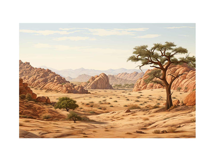 Desert Tree Painting