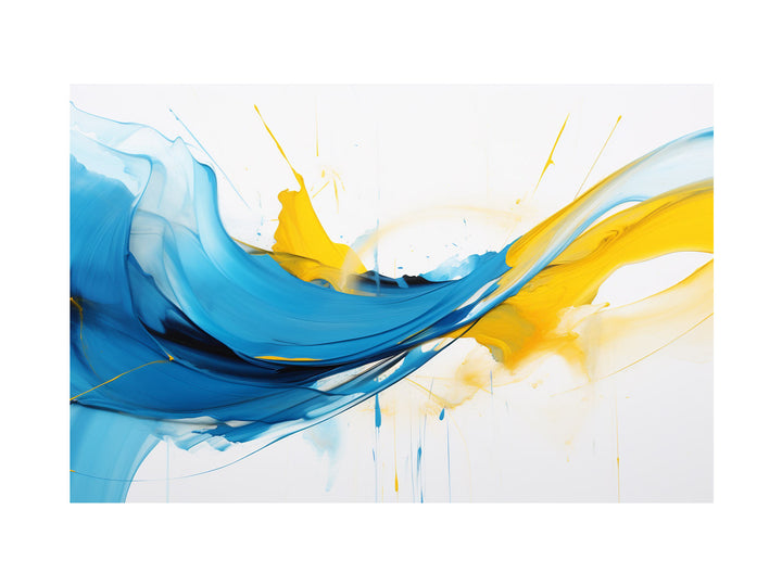 Yellow Blue Painting 