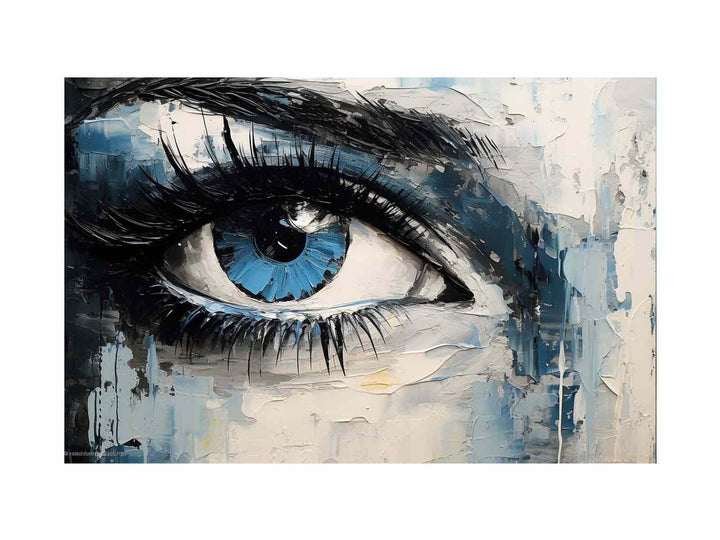 Eyes Modern Art Painting 