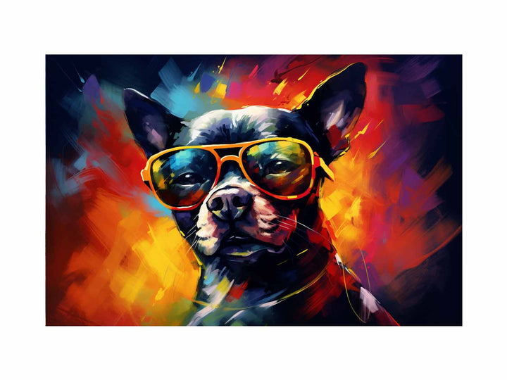 Modern art Dog Painting 