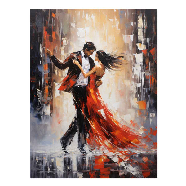 Dancing Couple Modern Art